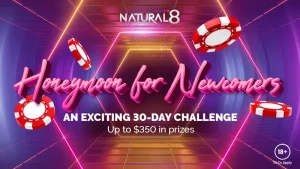 Natural8 新玩家蜜月撲克活動 【價值$350美元】
