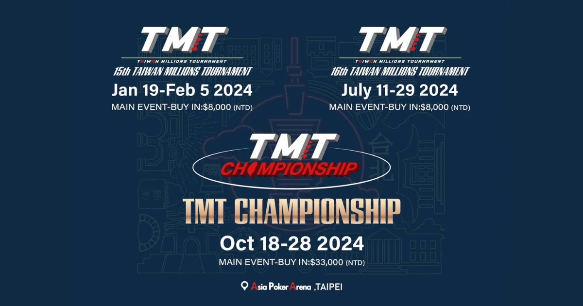 2024年台灣百萬撲克大賽（TMT）第15季：台北的國際撲克盛事